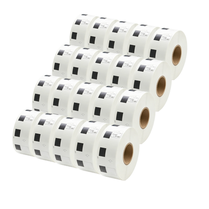 DK-11221 Kompatible Etiketten Rolle für Brother DK11221 DK-11221 Weiss 23mmx23mmx1000Stk etiketten PTouch QL500 QL550 QL560 QL570 QL580N QL650TD QL700 QL710W QL720 QL1050 QL1060