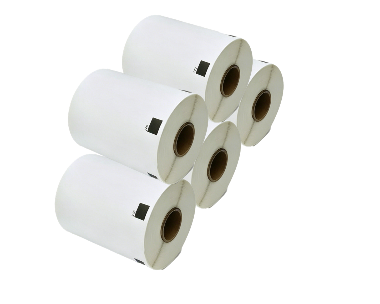 DK-11240 Kompatible Etiketten Rolle für Brother DK11240 DK-11240 Weiss 51mmx102mmx600Stk etiketten PTouch P-Touch QL 1050 N 1060