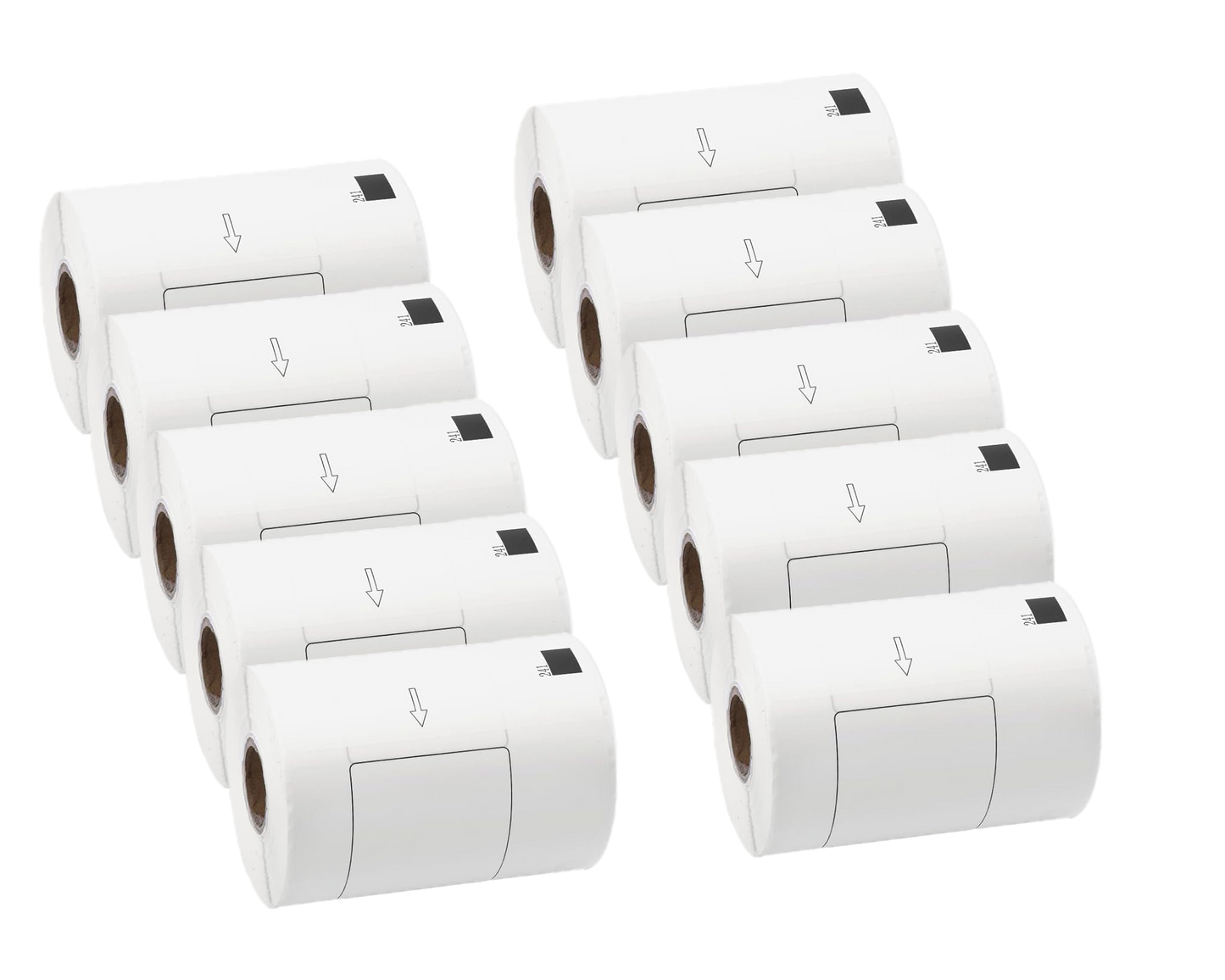 DK-11241 Kompatible Etiketten Rolle für Brother DK11241 DK-11241 Weiss 152mmx102mmx200Stk etiketten Ptouch QL-1110-Series QL-1100-Series QL-1060-Series QL-1050-Series