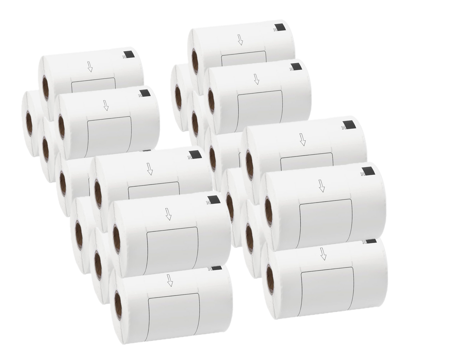 DK-11241 Kompatible Etiketten Rolle für Brother DK11241 DK-11241 Weiss 152mmx102mmx200Stk etiketten Ptouch QL-1110-Series QL-1100-Series QL-1060-Series QL-1050-Series