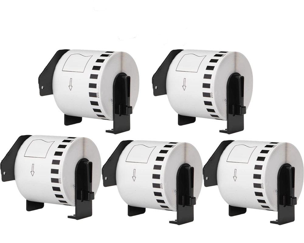 DK-22205 mit Halter Kompatible Etiketten für Brother DK22205 DK-22205 Weiss 62mmx30mm für P-touch QL500 QL550 QL560 QL570 QL580N QL650TD QL700 QL710W QL720 QL1050 QL1060h QL500 QL550 QL560 QL570 QL580N QL650TD QL700 QL710W QL720 QL1050 QL1060