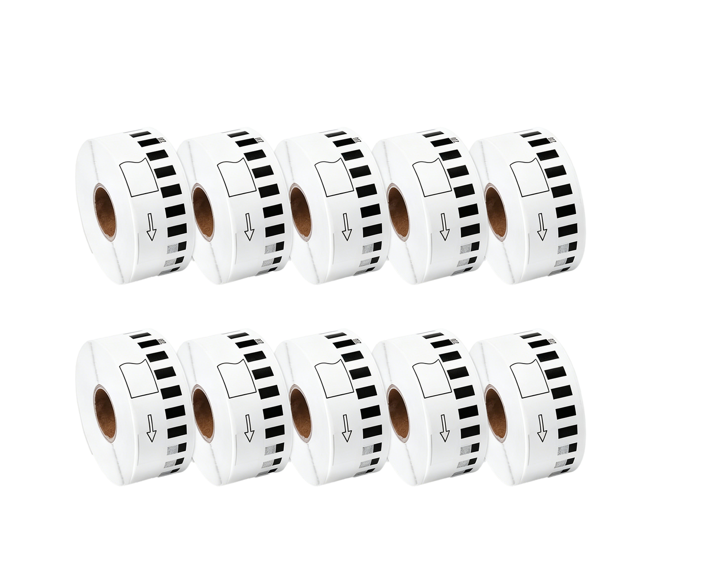DK-22210 Kompatible Etiketten Rolle für Brother DK22210 DK-22210 Weiss 29mm x 30,48m P-Touch QL500 QL550 QL560 QL570 QL580N QL650TD QL700 QL710W QL720NW QL800 QL810
