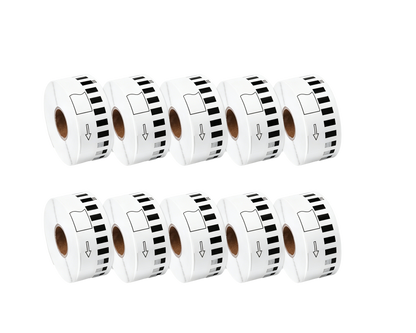DK-22210 Kompatible Etiketten Rolle für Brother DK22210 DK-22210 Weiss 29mm x 30,48m P-Touch QL500 QL550 QL560 QL570 QL580N QL650TD QL700 QL710W QL720NW QL800 QL810