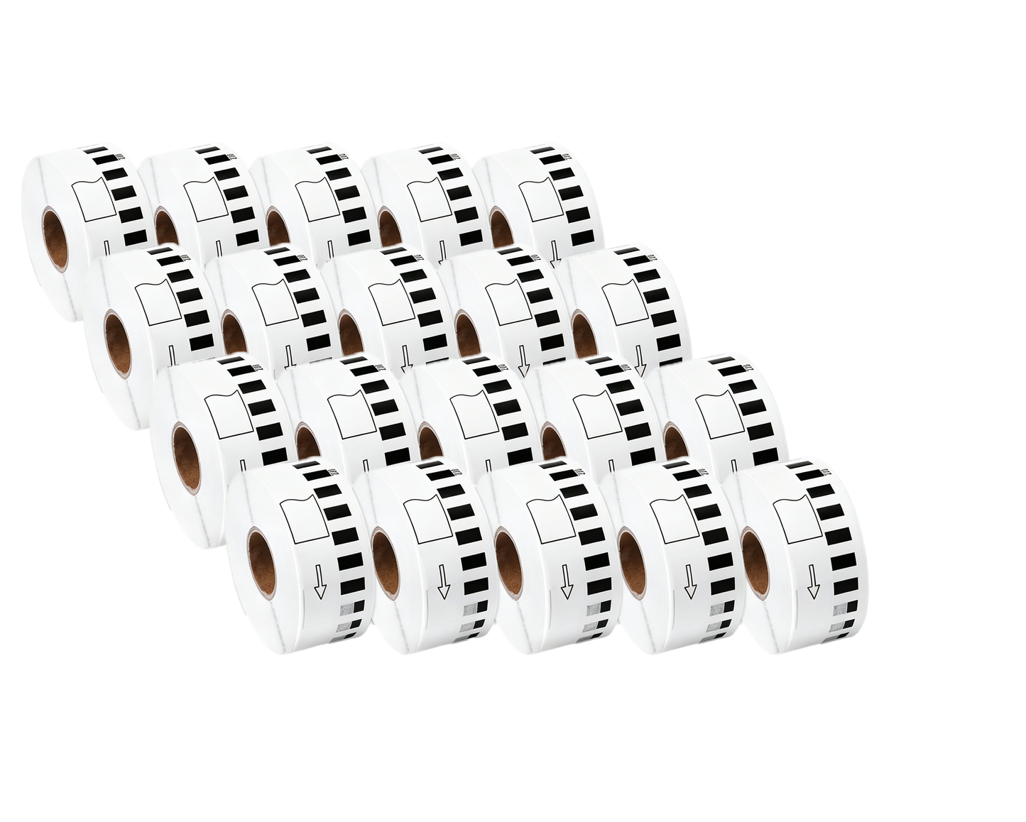DK-22210 Kompatible Etiketten Rolle für Brother DK22210 DK-22210 Weiss 29mm x 30,48m P-Touch QL500 QL550 QL560 QL570 QL580N QL650TD QL700 QL710W QL720NW QL800 QL810