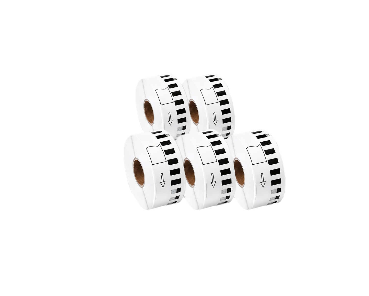 DK-22210 Kompatible Etiketten Rolle für Brother DK22210 DK-22210 Weiss 29mm x 30,48m P-Touch QL500 QL550 QL560 QL570 QL580N QL650TD QL700 QL710W QL720NW QL800 QL810