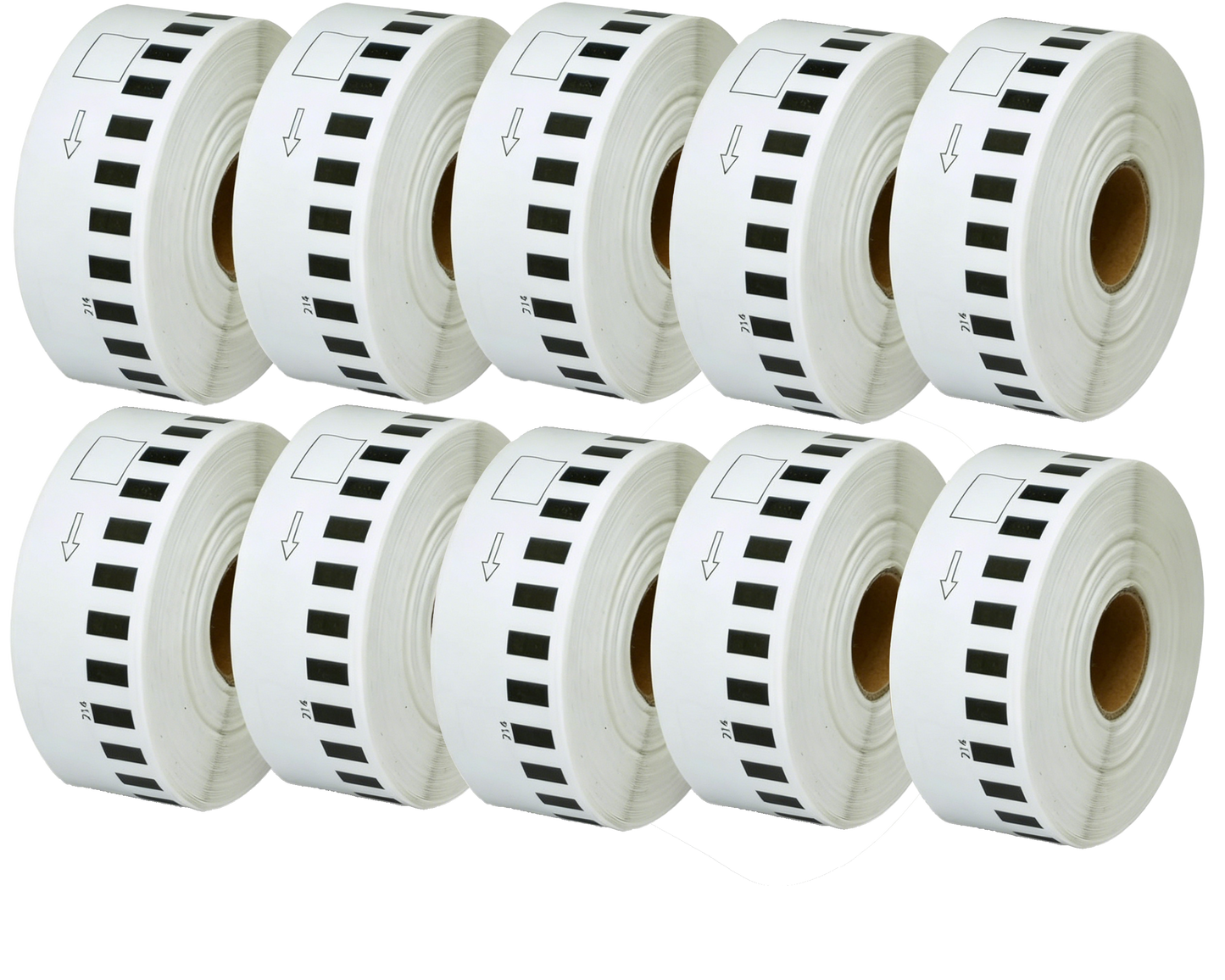 DK-22214 Kompatible Etiketten Rolle für Brother DK22214 DK-22214 Weiss 12mm x 30,48m für P-Touch QL500 QL550 QL560 QL570 QL580N QL650TD QL700 QL710W QL720 QL1050 QL1060