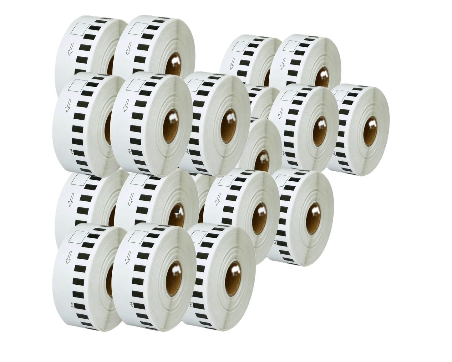 DK-22214 Kompatible Etiketten Rolle für Brother DK22214 DK-22214 Weiss 12mm x 30,48m für P-Touch QL500 QL550 QL560 QL570 QL580N QL650TD QL700 QL710W QL720 QL1050 QL1060