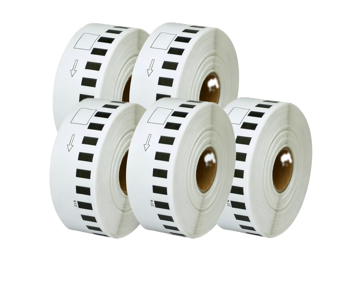 DK-22214 Kompatible Etiketten Rolle für Brother DK22214 DK-22214 Weiss 12mm x 30,48m für P-Touch QL500 QL550 QL560 QL570 QL580N QL650TD QL700 QL710W QL720 QL1050 QL1060