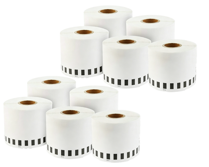DK-22223 Kompatible Etiketten Rolle für Brother DK22223 DK-22223 Weiss 50mm x 30,48m für P-Touch QL500 QL550 QL560 QL570 QL580N QL650TD QL700 QL710W QL720 QL1050 QL1060