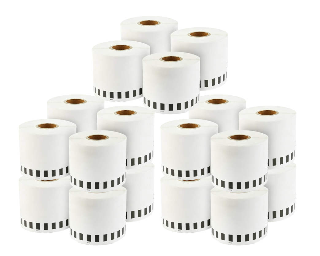 DK-22223 Kompatible Etiketten Rolle für Brother DK22223 DK-22223 Weiss 50mm x 30,48m für P-Touch QL500 QL550 QL560 QL570 QL580N QL650TD QL700 QL710W QL720 QL1050 QL1060
