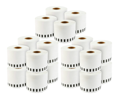 DK-22223 Kompatible Etiketten Rolle für Brother DK22223 DK-22223 Weiss 50mm x 30,48m für P-Touch QL500 QL550 QL560 QL570 QL580N QL650TD QL700 QL710W QL720 QL1050 QL1060