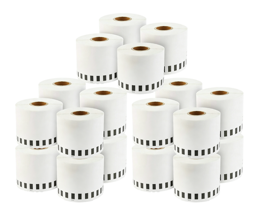 DK-22223 Kompatible Etiketten Rolle für Brother DK22223 DK-22223 Weiss 50mm x 30,48m für P-Touch QL500 QL550 QL560 QL570 QL580N QL650TD QL700 QL710W QL720 QL1050 QL1060