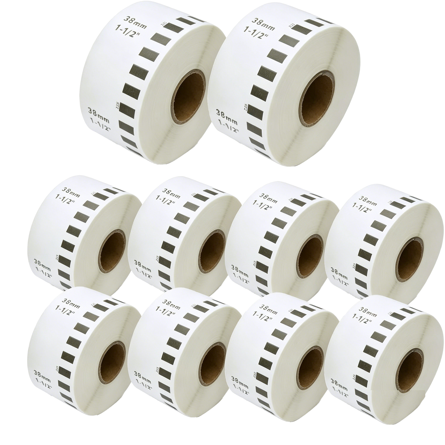 DK-22225 Kompatible Etiketten Rolle für Brother DK22225 DK-22225 Weiss 38mmx30.48m P-touch QL500 QL550 QL560 QL570 QL580N QL650TD QL700 QL710W QL720 QL1050 QL1060h QL500 QL550 QL560 QL570 QL580N QL650TD QL700 QL710W QL720 QL1050 QL1060