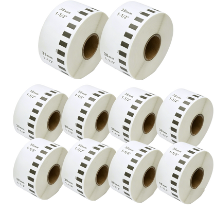 DK-22225 Kompatible Etiketten Rolle für Brother DK22225 DK-22225 Weiss 38mmx30.48m P-touch QL500 QL550 QL560 QL570 QL580N QL650TD QL700 QL710W QL720 QL1050 QL1060h QL500 QL550 QL560 QL570 QL580N QL650TD QL700 QL710W QL720 QL1050 QL1060