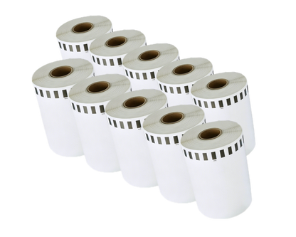 DK-22243 Kompatible Etiketten Rolle für Brother DK22243 DK-22243 Weiss 102mmx30.48m P-touch QL1050 QL1060N QL1050N QL1060 QL1100 QL1100C
