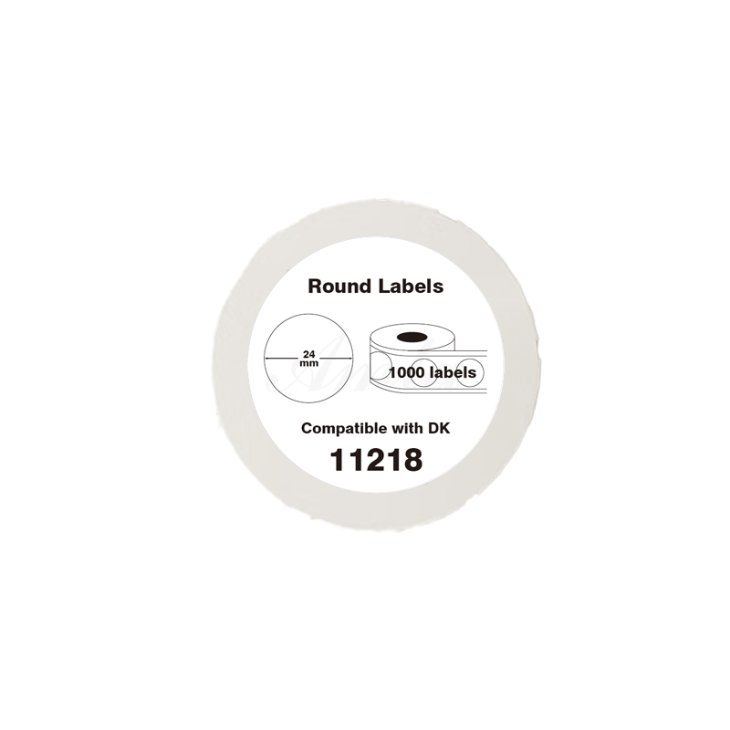 DK-11218 Kompatible Etiketten Rolle für Brother DK11218 DK-11218 Weiss ø24mmx1000Stk etiketten für PTouch QL-500 QL-570 QL-700 QL-720NW QL-800 QL-810W QL-820NWB QL-1050 QL-1100 QL-1110NWB