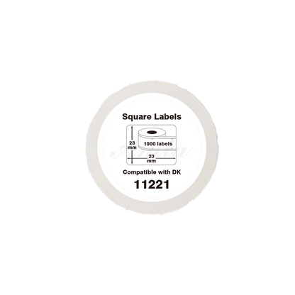 DK-11221 Kompatible Etiketten Rolle für Brother DK11221 DK-11221 Weiss 23mmx23mmx1000Stk etiketten PTouch QL500 QL550 QL560 QL570 QL580N QL650TD QL700 QL710W QL720 QL1050 QL1060