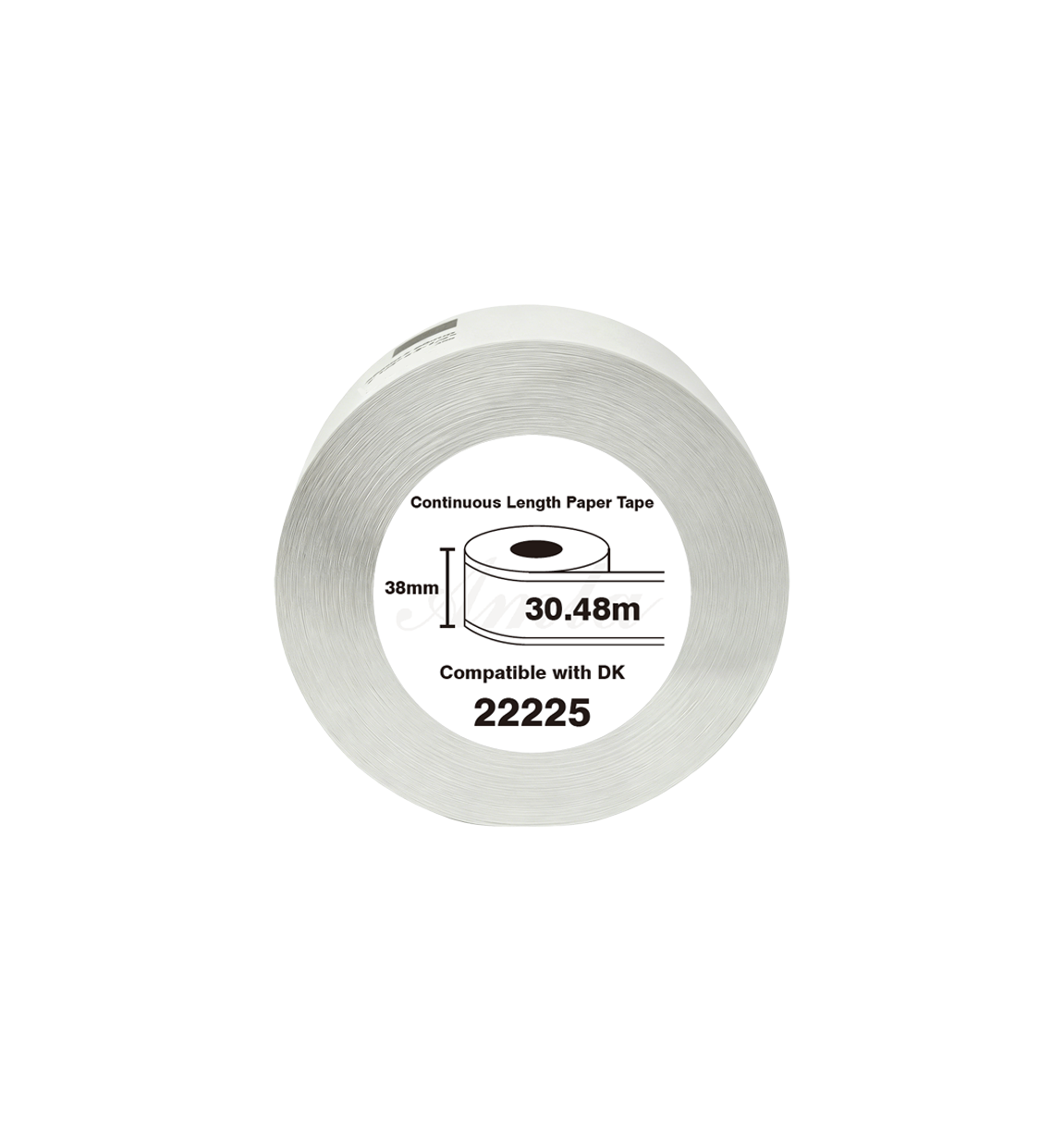 DK-22225 Kompatible Etiketten Rolle für Brother DK22225 DK-22225 Weiss 38mmx30.48m P-touch QL500 QL550 QL560 QL570 QL580N QL650TD QL700 QL710W QL720 QL1050 QL1060h QL500 QL550 QL560 QL570 QL580N QL650TD QL700 QL710W QL720 QL1050 QL1060