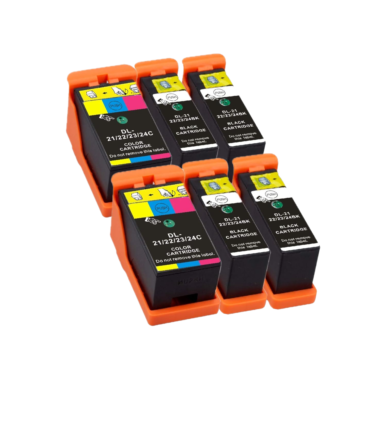 Multipack 21-24 Kompatibles Tintenpatrone für Dell 21 22 23 24 V313 V513 P515 P713 P715 X740