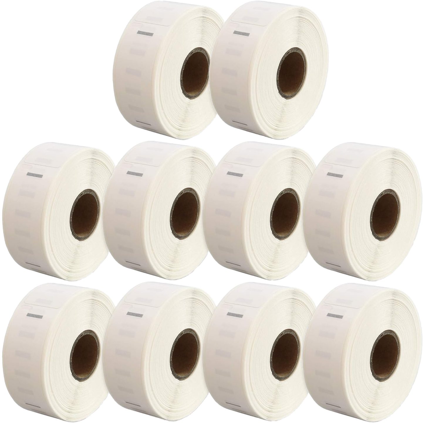 11352 Kompatibles Etiketten Rolle für Dymo S0722520 11352 Weiß 54mmx25mmx500Stk Permanent für Dymo Labelwriter 4XL 310 320 330 400 450