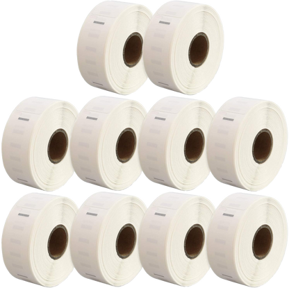 11352 Kompatibles Etiketten Rolle für Dymo S0722520 11352 Weiß 54mmx25mmx500Stk Permanent für Dymo Labelwriter 4XL 310 320 330 400 450