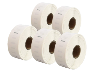 11352 Kompatibles Etiketten Rolle für Dymo S0722520 11352 Weiß 54mmx25mmx500Stk Permanent für Dymo Labelwriter 4XL 310 320 330 400 450