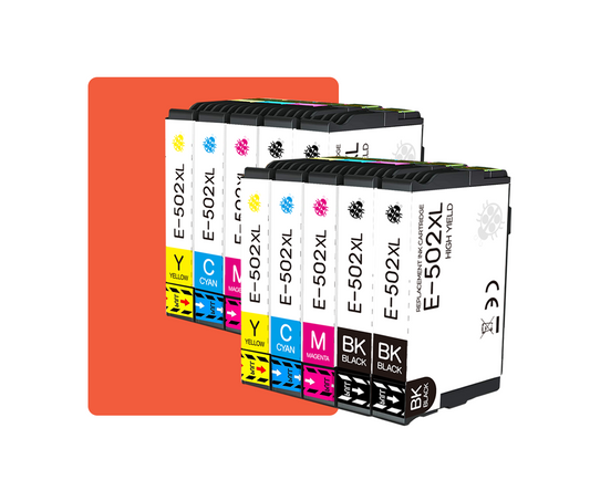 Multipack 502XL Kompatibles Tintenpatrone für Epson T502XL XP5100 XP5105 XP5115 XP5150 XP5155 Workforce WF2860DWF WF2865DWF WF2880DWF WF2885DW