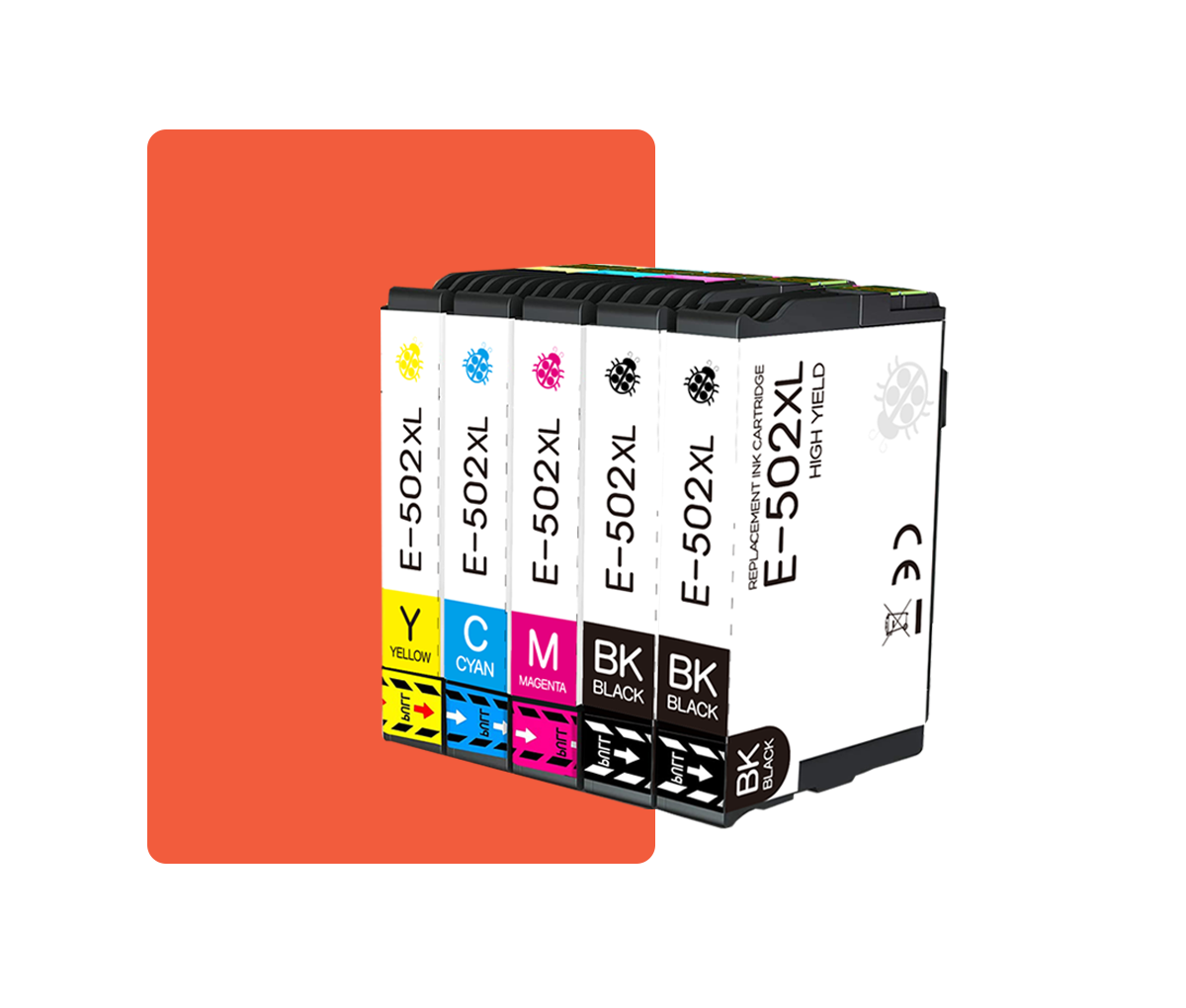 Multipack 502XL Compatible Tintenpatrone pour Epson T502XL XP5100 XP5105 XP5115 XP5150 XP5155 Workforce WF2860DWF WF2865DWF WF2880DWF WF2885DW 