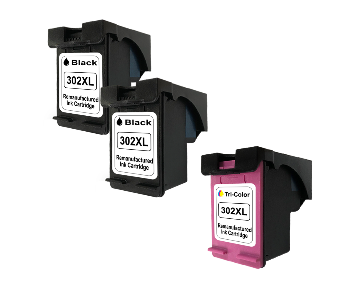 302XL Kompatibles Tintenpatrone für HP 302XL F6U68AE F6U67AE DeskJet 1110 2130 2132 2134 2136 3630 Envy 4510 4516 4520 Officejet 3830 4650 5200 5220 5230