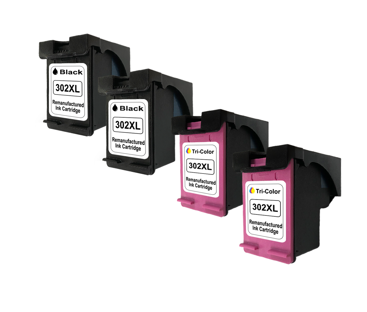 302XL Kompatibles Tintenpatrone für HP 302XL F6U68AE F6U67AE DeskJet 1110 2130 2132 2134 2136 3630 Envy 4510 4516 4520 Officejet 3830 4650 5200 5220 5230