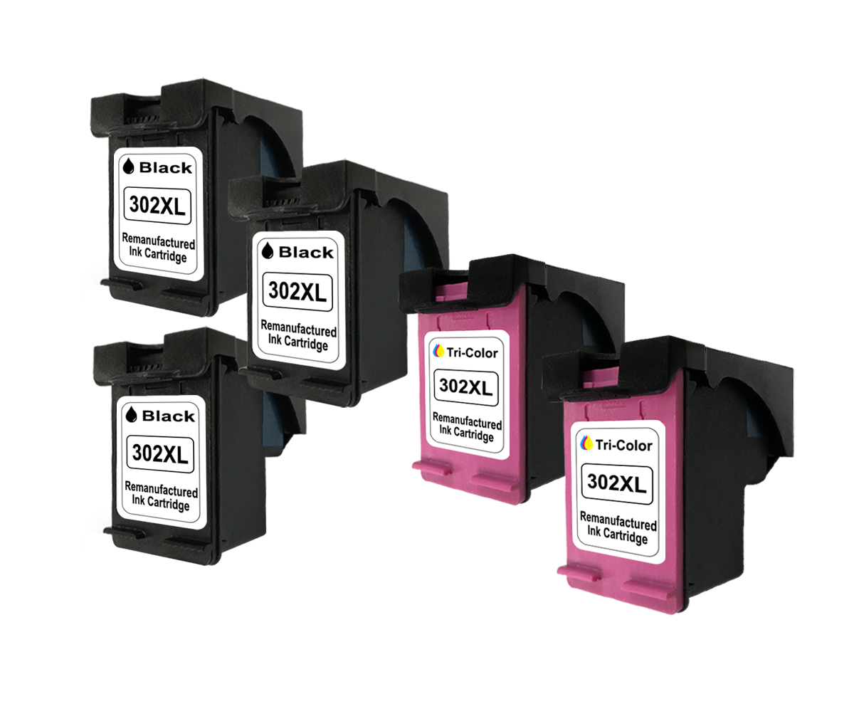 302XL Kompatibles Tintenpatrone für HP 302XL F6U68AE F6U67AE DeskJet 1110 2130 2132 2134 2136 3630 Envy 4510 4516 4520 Officejet 3830 4650 5200 5220 5230