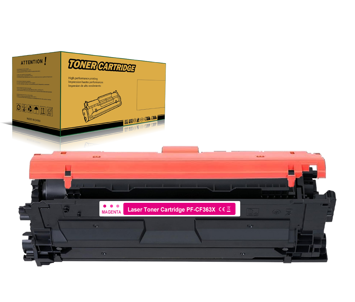 508A 508X Kompatibler Toner für HP 508A 508X CF360X CF361X CF362X CF363X Laserjet Enterprise M552 M552dn M553 M553dn M553n MFP M577 M577c M577dn M577f