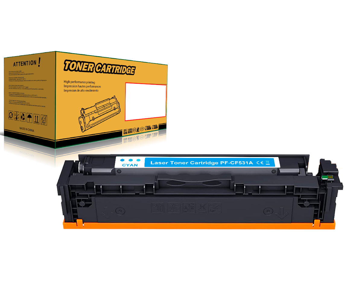 205A Kompatibler Toner für HP 205A CF530A CF531A CF532A CF533A Laserjet Pro M154 MFP M180 M180n M181 M181fw M154 M180 M180n M181 M181fw
