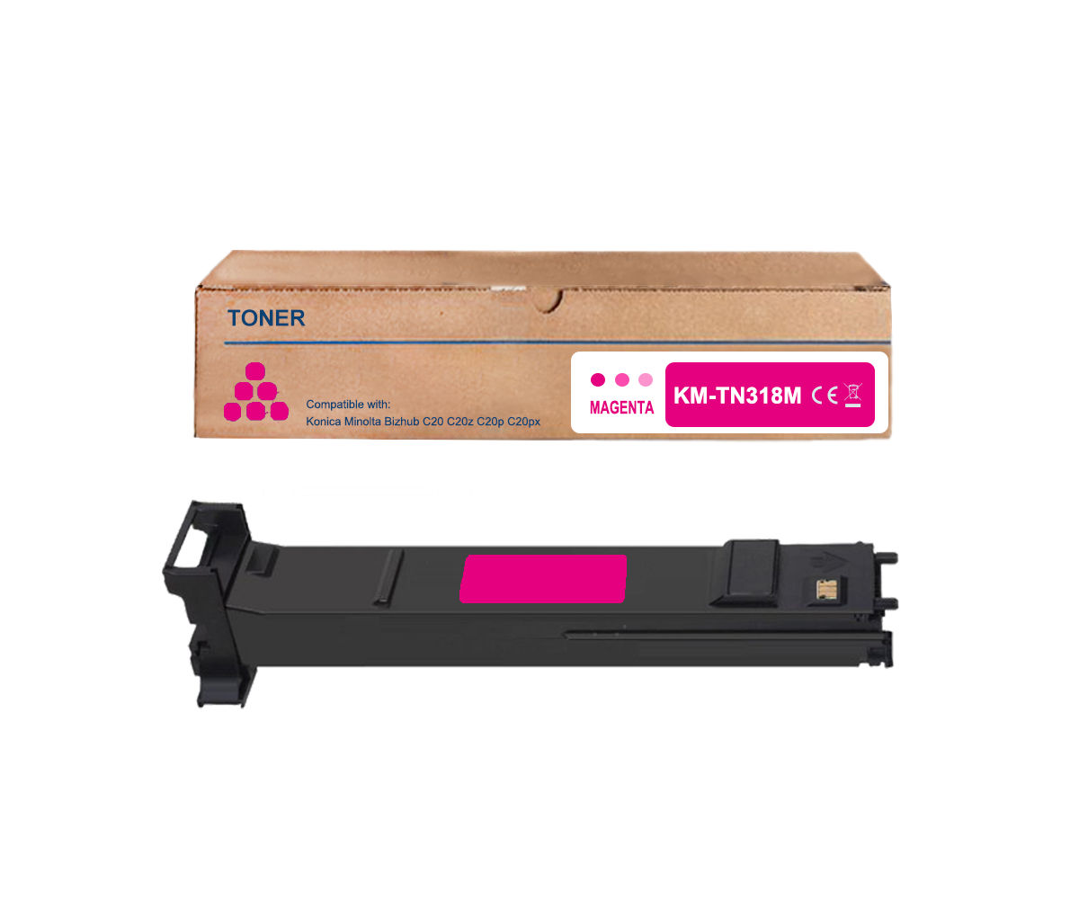 TN318 Kompatibler Toner für Konica Minolta TN318  A0DK153 A0DK453 A0DK353 A0DK253 Bizhub C20 C20P C20PX C20X