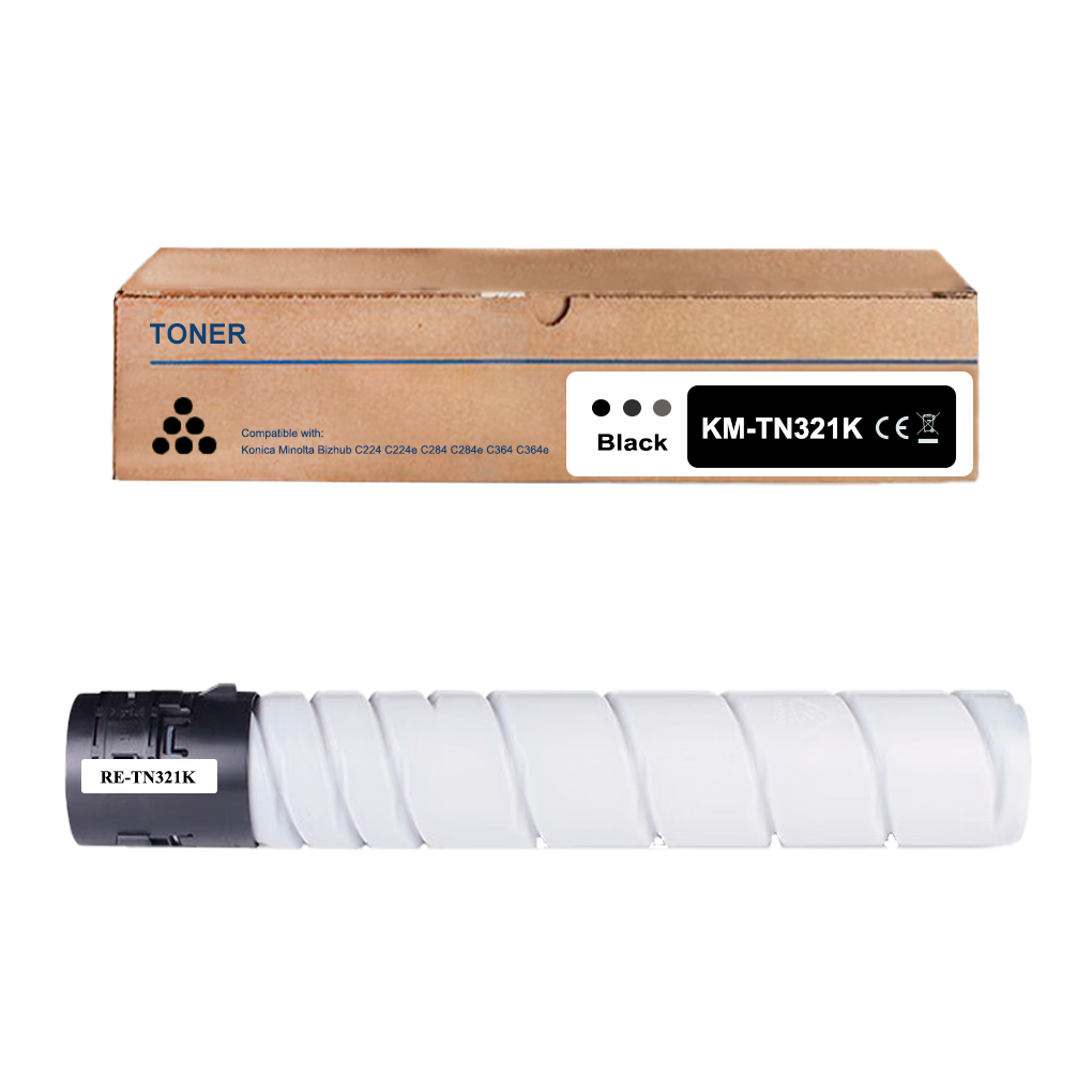 TN321 Kompatibler Toner für Konica Minolta TN-321 A33K1D0 A33K4D0 A33K3D0 A33K2D0 A0DK153 A0DK453 A0DK353 A0DK253 für Develop Ineo+ 224 284 284E 364 364E