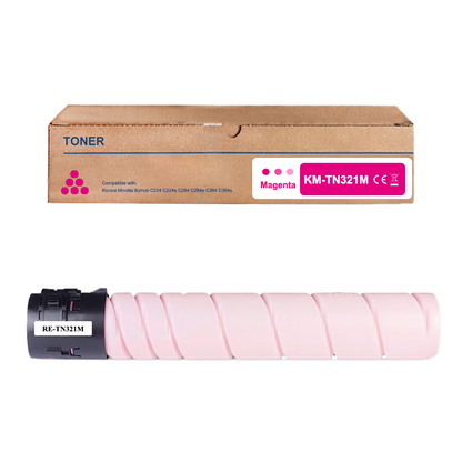 TN321 Kompatibler Toner für Konica Minolta TN-321 A33K1D0 A33K4D0 A33K3D0 A33K2D0 A0DK153 A0DK453 A0DK353 A0DK253 für Develop Ineo+ 224 284 284E 364 364E