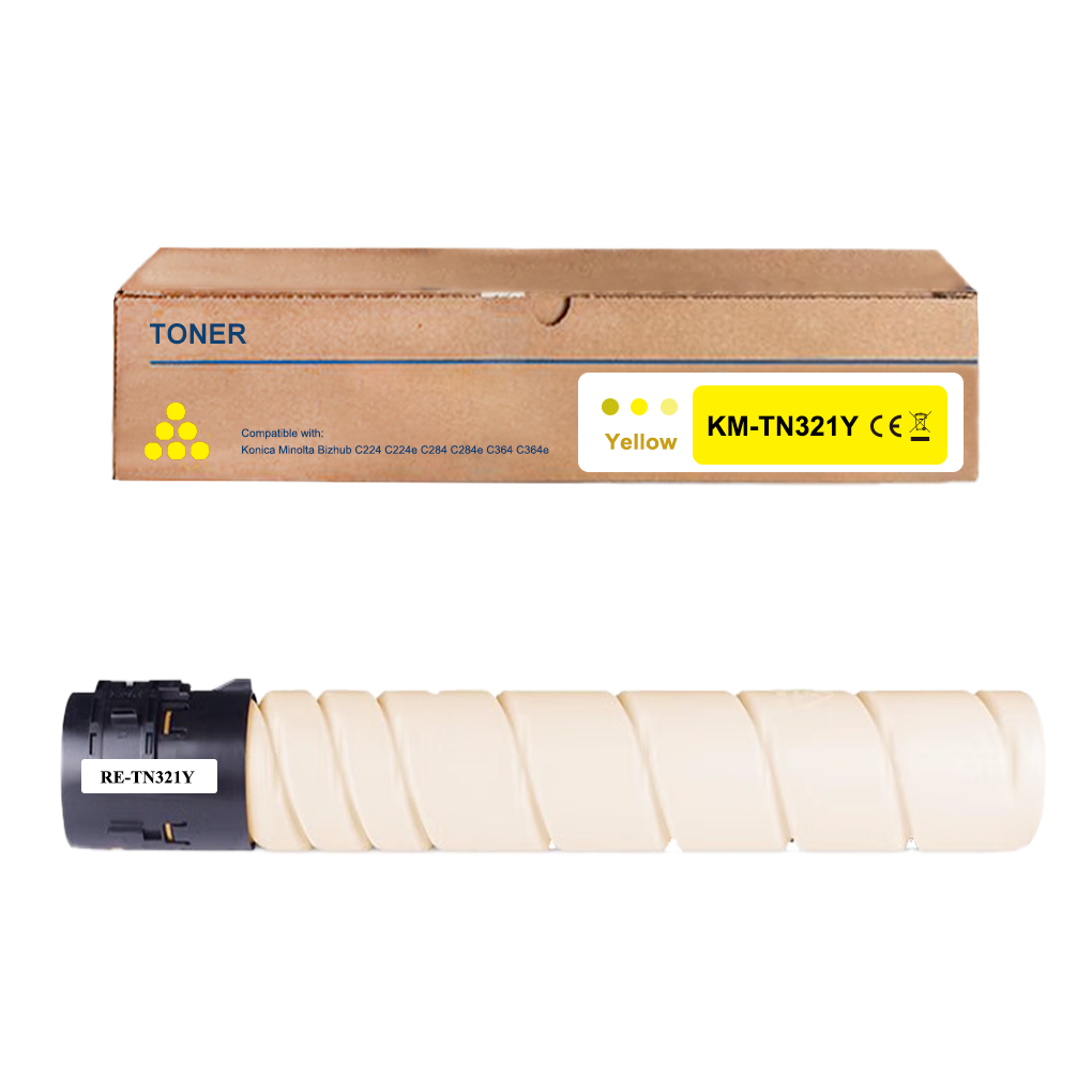 TN321 Kompatibler Toner für Konica Minolta TN-321 A33K1D0 A33K4D0 A33K3D0 A33K2D0 A0DK153 A0DK453 A0DK353 A0DK253 für Develop Ineo+ 224 284 284E 364 364E