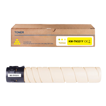 TN321 Kompatibler Toner für Konica Minolta TN-321 A33K1D0 A33K4D0 A33K3D0 A33K2D0 A0DK153 A0DK453 A0DK353 A0DK253 für Develop Ineo+ 224 284 284E 364 364E