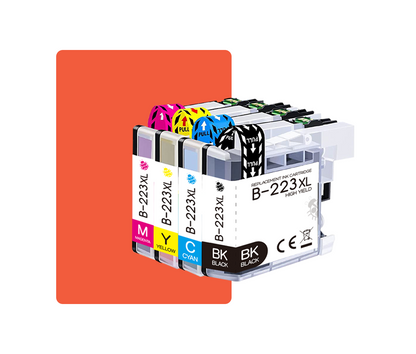 Multipack LC221/223 Kompatibles für Brother LC221 LC223 DCPJ4120DW DCPJ562DW MFCJ1100 MFCJ1140W MFCJ1150DW MFCJ1170DW MFCJ4420DW MFCJ4425DW