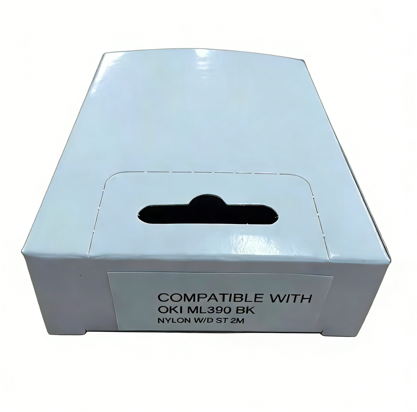 ML320 ML390 Kompatibles Farbband für Oki ML-320 ML-390 Schwarz 9002310 1,6 m mit Tintenbehälter Microline 100 120 172 180 182 183 184T 184 186 190 192 193 194 195 280DC 280 310 320 321 3320 3321