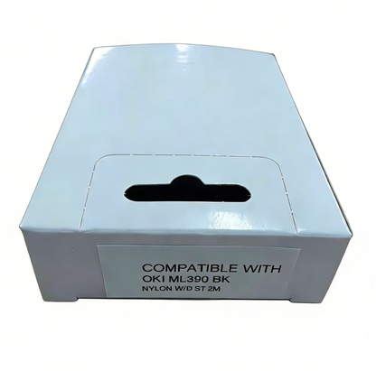 ML320 ML390 Kompatibles Farbband für Oki ML-320 ML-390 Schwarz 9002310 1,6 m mit Tintenbehälter Microline 100 120 172 180 182 183 184T 184 186 190 192 193 194 195 280DC 280 310 320 321 3320 3321