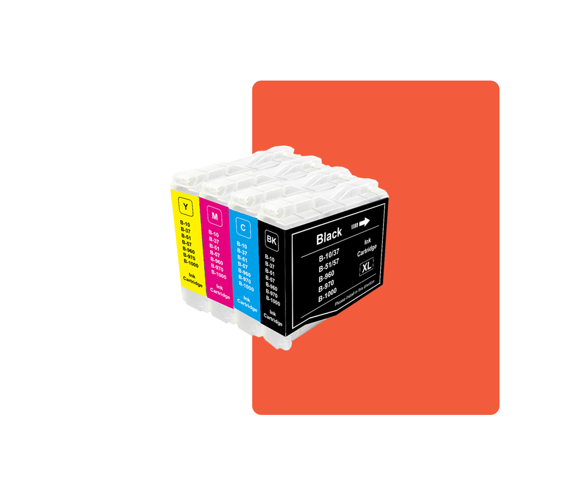 Multipack LC970/1000 Kompatibles für Brother LC970 LC1000 DCP130C DCP330C DCP330CN DCP350C DCP350CJ DCP350 DCP353C DCP357C DCP520 DCP525C