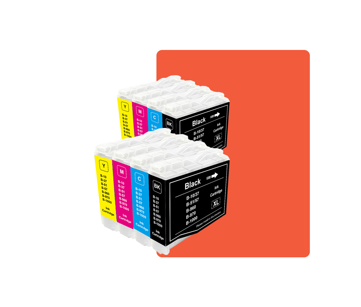 Multipack LC970/1000 Kompatibles für Brother LC970 LC1000 DCP130C DCP330C DCP330CN DCP350C DCP350CJ DCP350 DCP353C DCP357C DCP520 DCP525C