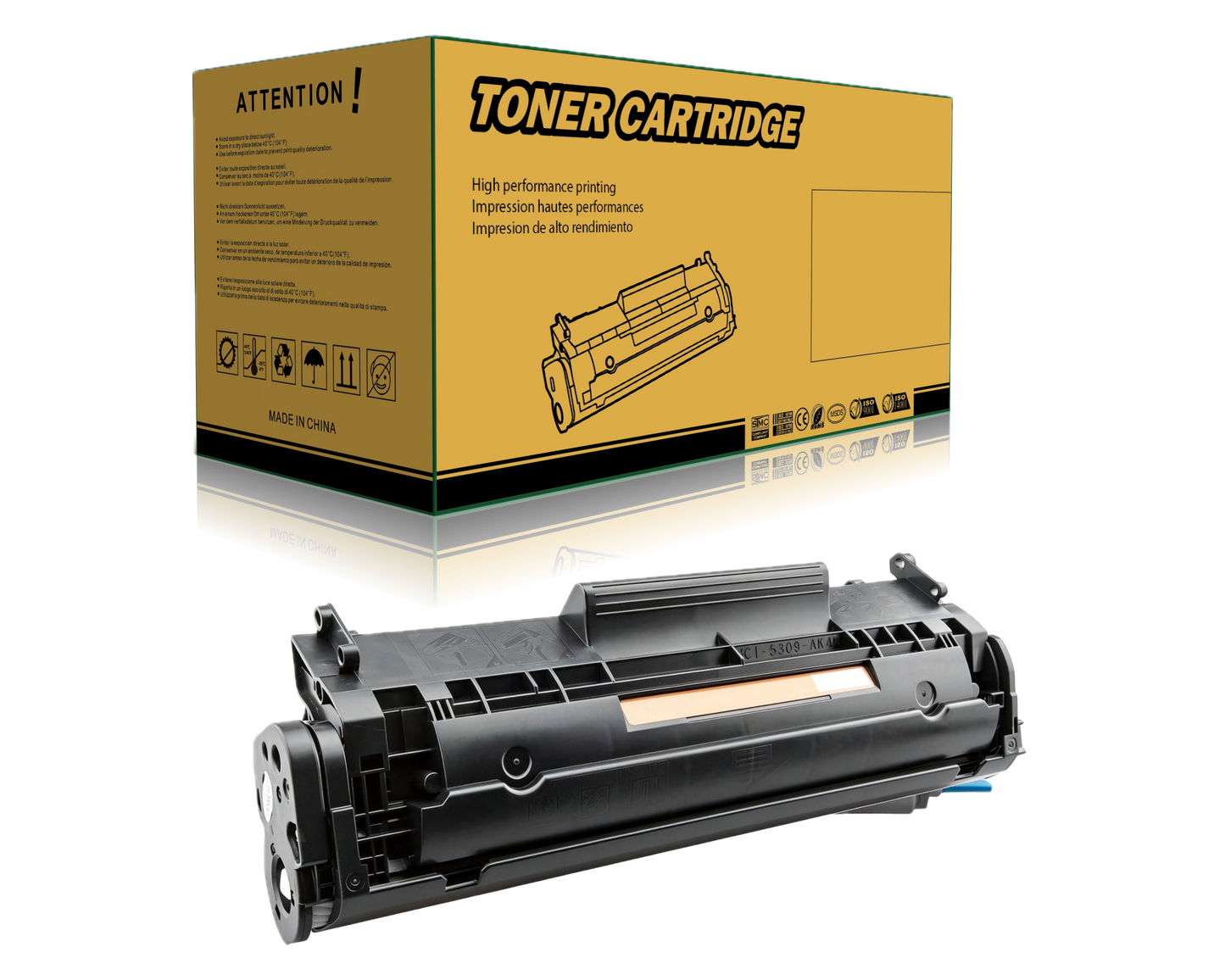 Q2612X FX10 Kompatibler Toner mit HP 12X Q2612X Canon FX10 703 für HP Laserjet 1010 1012 1015 1018 1020 1022 1022N 1022NW 3015 3020 3030 3050 3052 3055 M1005 M1319F