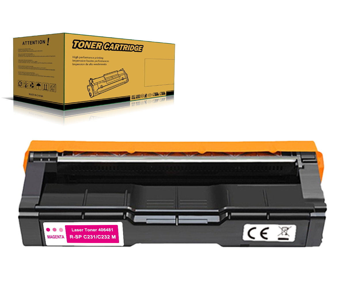 SP C231 C232 Kompatible Toner für Ricoh SP C231/232/242/310/311/312/320/342 406475 406476 406477 406478 Aficio SP-C231n SP-C231sf SP-C232dn SP-C232sf SP-C242dn SP-C242sf SP-C310 SP-C311n SP-C312dn SP-C320dn