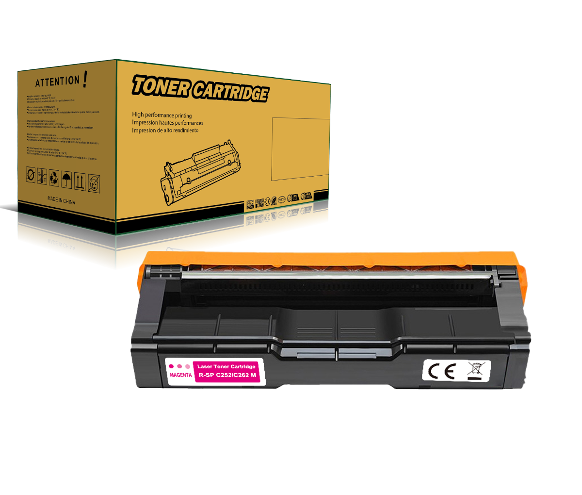 SP C252 Kompatible Toner für Ricoh SP C252 C252H/C262 407724 407653 407725 407654 407726 407655 407727 407656 Aficio SP-C252dn SP-C252DNw SP-C252sf SP-C262DNw SP-C262SFNw SP C252dn SP C252DNw SP C252sf SP C262DNw