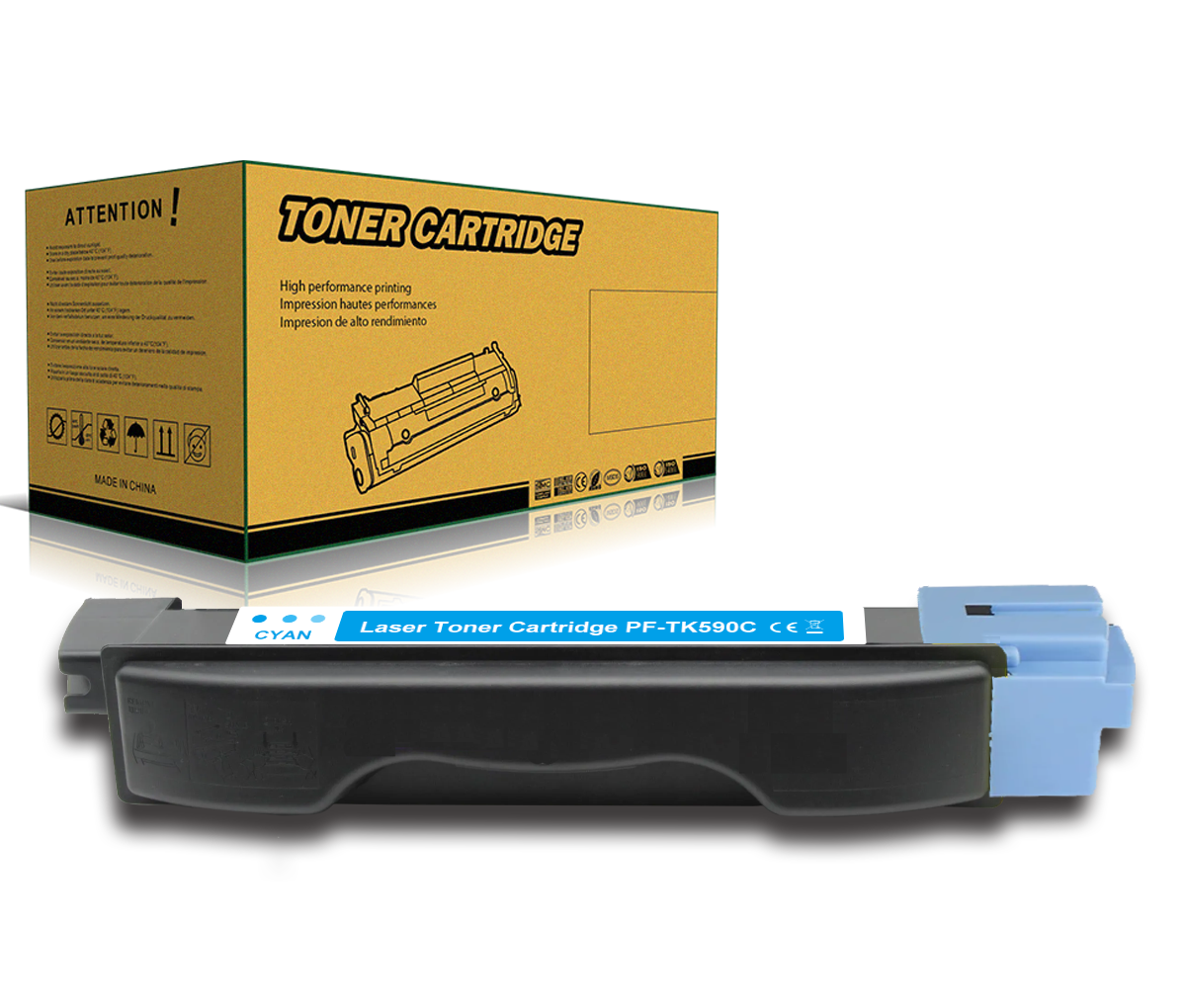 TK590 Kompatibler Toner für Kyocera TK-590 11T02KV0NL0 1T02KVCNL0 1T02KVBNL0 1T02KVANL0 Kyocera TK590 Ecosys M6026cdn M6026cidn M6526cdn M6526cidn P6026cdn FS-C2026 FS-C2126 FS-C2526 FS-C2626 FS-C5250