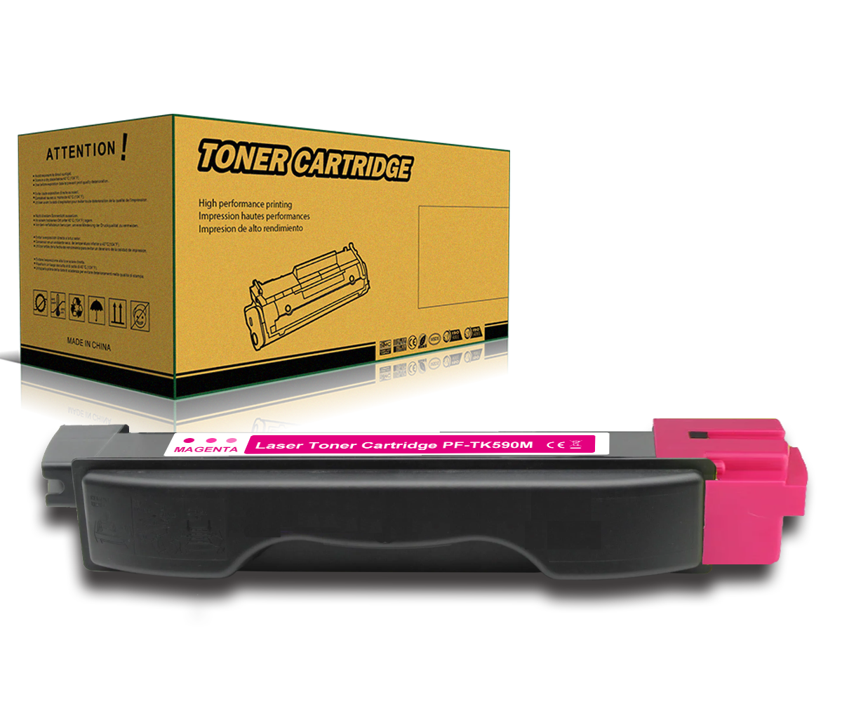 TK590 Kompatibler Toner für Kyocera TK-590 11T02KV0NL0 1T02KVCNL0 1T02KVBNL0 1T02KVANL0 Kyocera TK590 Ecosys M6026cdn M6026cidn M6526cdn M6526cidn P6026cdn FS-C2026 FS-C2126 FS-C2526 FS-C2626 FS-C5250