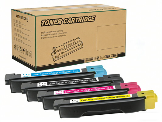 TK590 Kompatibler Toner für Kyocera TK-590 11T02KV0NL0 1T02KVCNL0 1T02KVBNL0 1T02KVANL0 Kyocera TK590 Ecosys M6026cdn M6026cidn M6526cdn M6526cidn P6026cdn FS-C2026 FS-C2126 FS-C2526 FS-C2626 FS-C5250