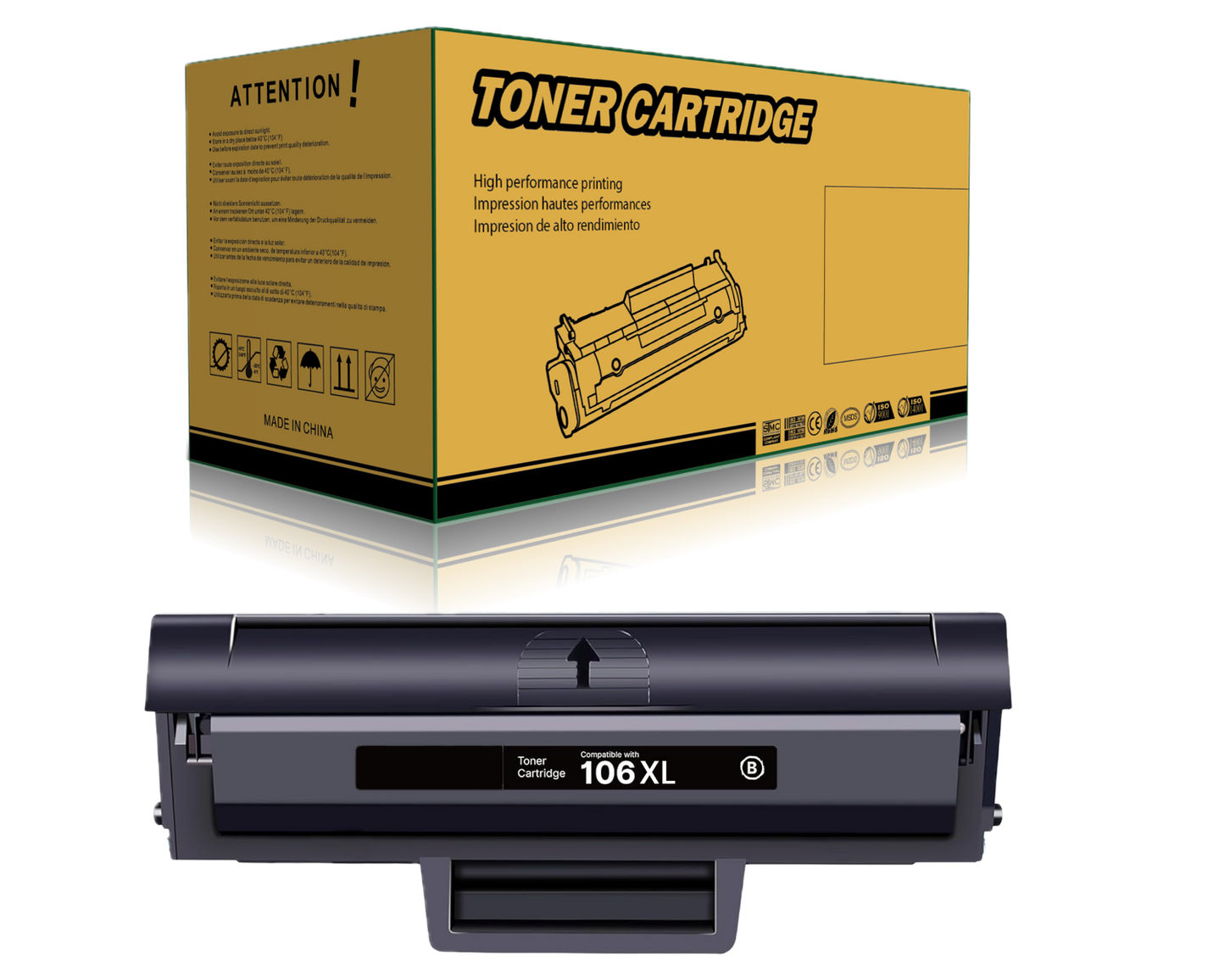 W1106XL Kompatibler Toner mit HP 106XL W1106XL 5.000 Seiten für HP Laser 107 107a 107w MFP 135 135ag 135wg 137 137fnw（副本）